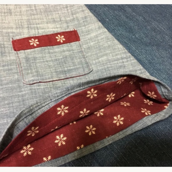 Denim Jumper, Flannel Lining Hanmade - Picture 3 of 3